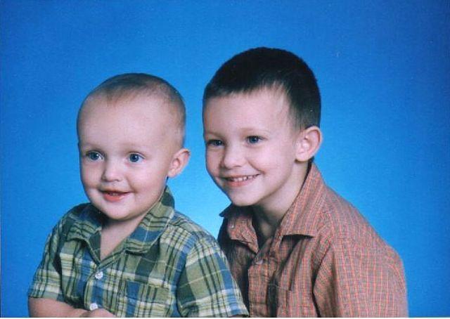We had a fun time (haha) getting both of the boys to smile at the camera.