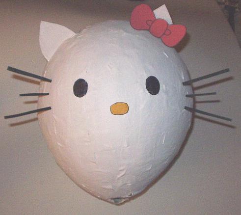 Since I am so full of myself (hehe)...I wanted to show everyone the piñata I made for a friend :) I didn't think it turned out that bad :)