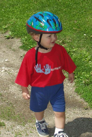Elijah was upset that Daddy took Timmy for a ride.