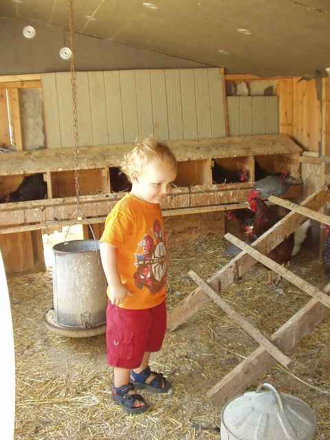 Is that a little boy in our house?  :>