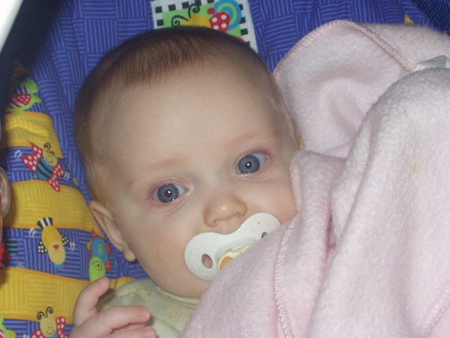 Abigail has such pretty blue eyes \