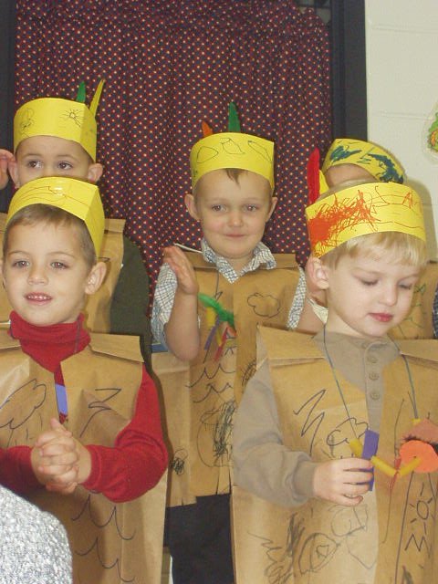 Elijah was soooo cute singing his little songs :)