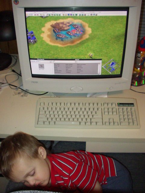 It is hard work trying to build  battlefields!!! And provide enough food, wood and gold to keep your people alive :) hehe