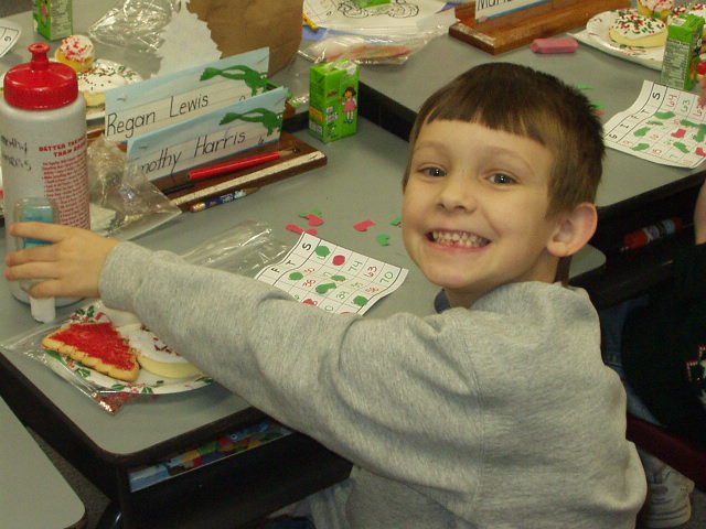 Timothy lost his first tooth the other day :)