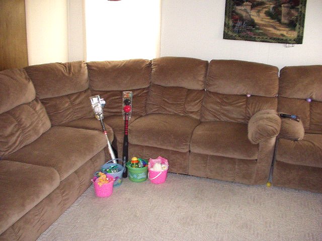 The easter bunny left a lot of baskets!