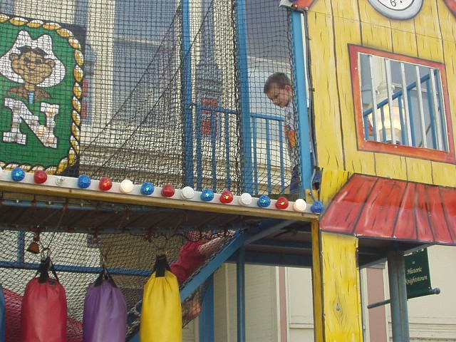 We almost called the fire department...Elijah wouldn't come down! hehe