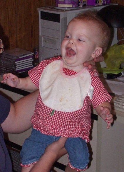 Mary loves to dance and sing with Daddy!