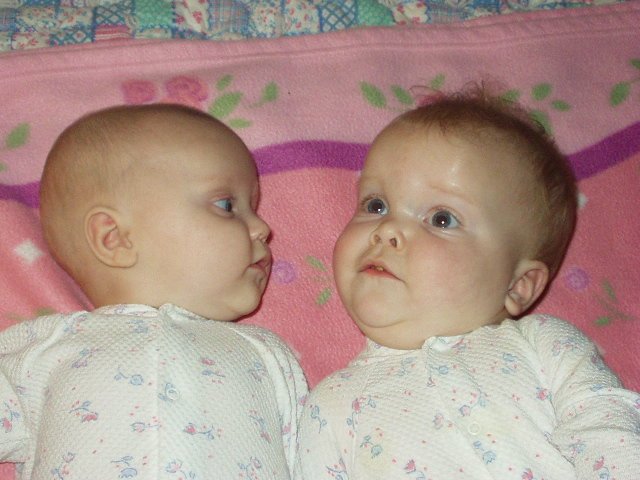 Abigail is telling Mary a secret :)
