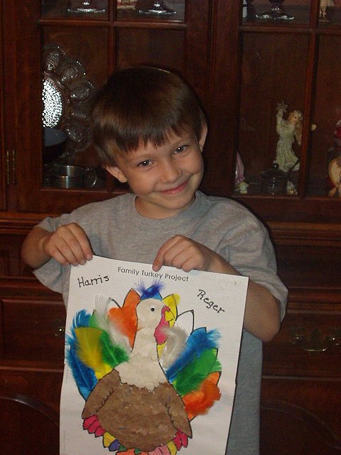 Timothy has the best looking turkey around!