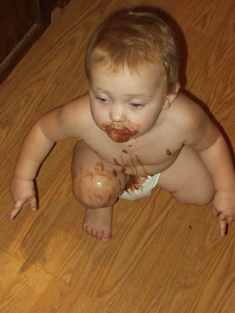 Come here Mommy....I want to give you a kiss!!!!!