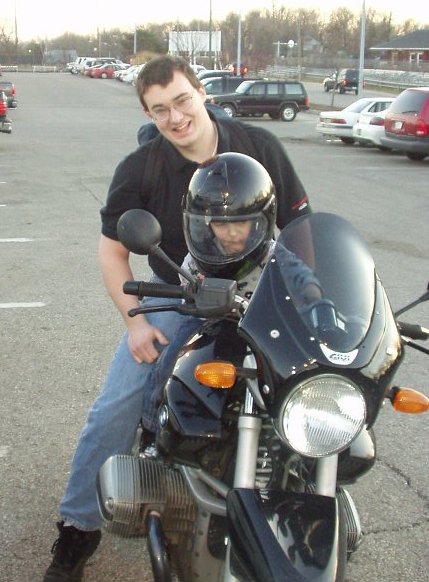 I love to ride with Daddy!!!