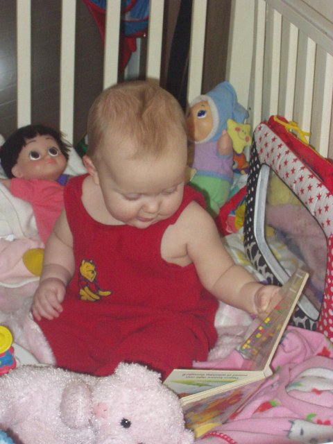 There was this GREAT little baby named Abigail....Then she started to get teeth.... THE END!