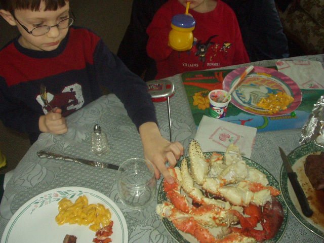 We didn't have to wait in line...the kids were great...the food (lobsterKING crabSteak) was awesome. We didn't have to tip the waiter :)