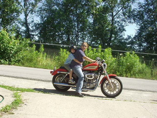 I went on my first motorcycle ride with Lalie :)