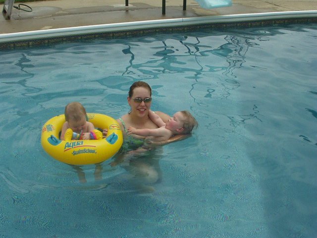 I got in the pool also :P