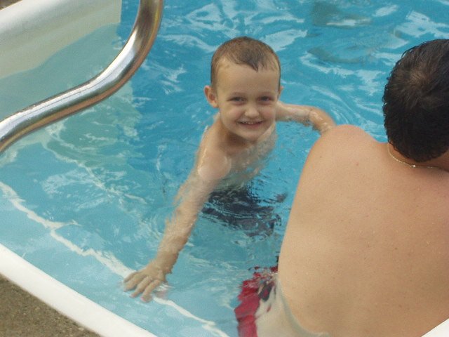 Get in Mommy...the water is great :)