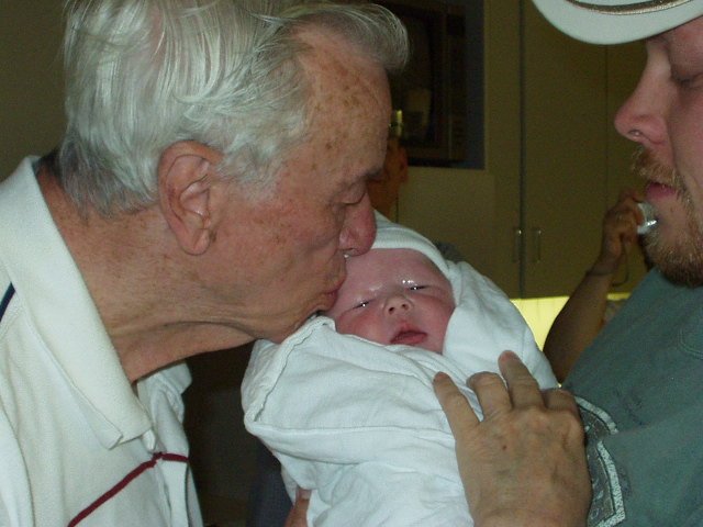 Great Grandpa, Aidan and Daddy!