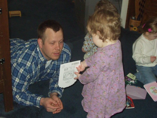Look Uncle Josh...there is a neigh neigh on my card!!
