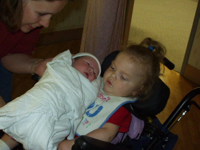 Mary loves little Aidan :)