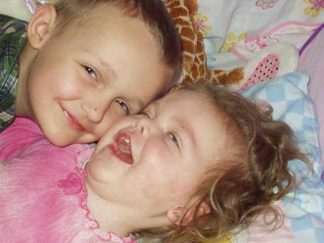 Mary loves her big brother Elijah :)