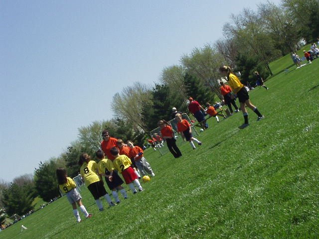 The kids were awesome today! Our team played really well today :)