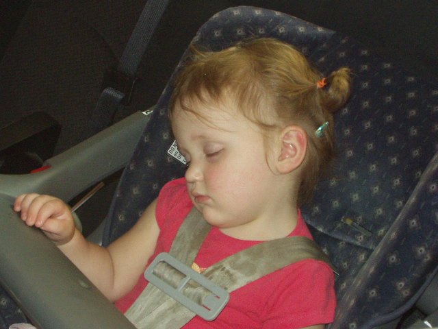 It's hard being a 2 year old!! Cute :)
