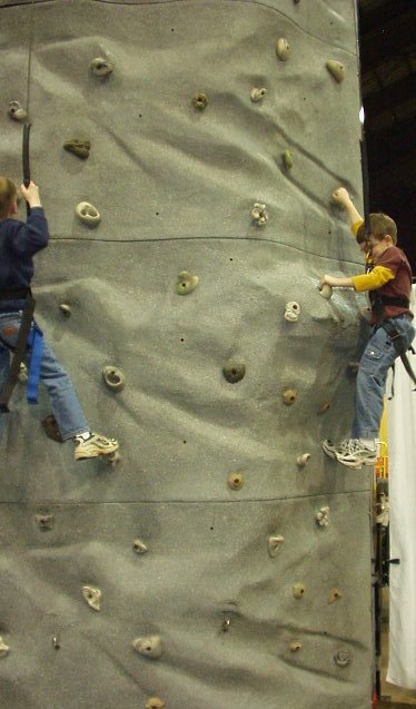 I can climb to the top before you!!! :)