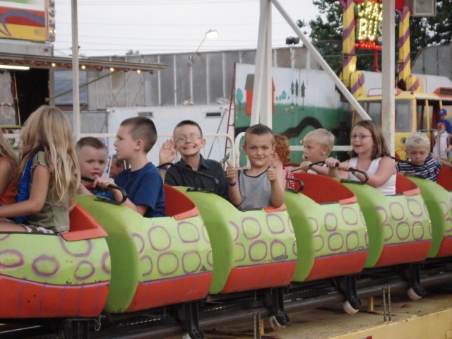 This is probably Timmy's last year on the kiddie coaster.