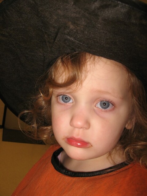 Abby's candy is all gone?