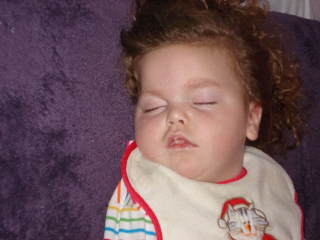 Mary was sleepy! :)
