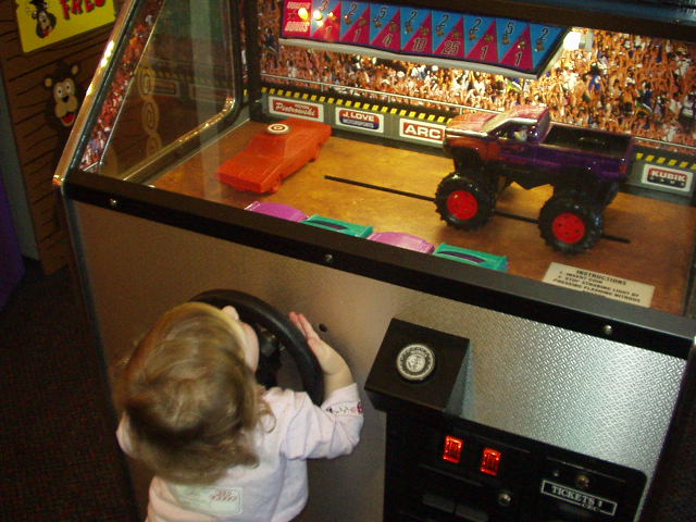 I am glad everything is one token now....Abigail kept dumping tokens in games :) She just wanted tickets!