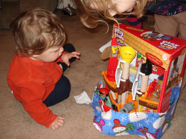 A pirate ship!