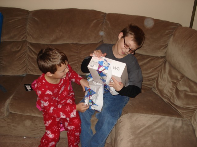 Quick!  Unwrap it!