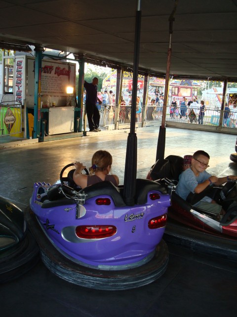 I think Timmy is bumper car flirting.  Maybe he isn't gay after all??