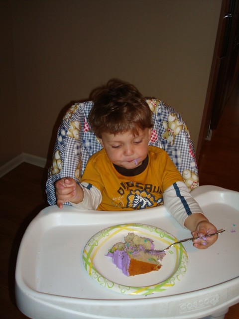 Go to town on it, little man :)