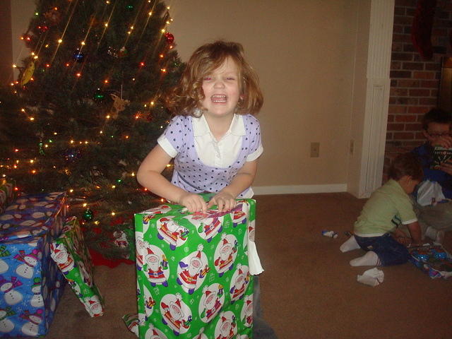 Abigail is excited!