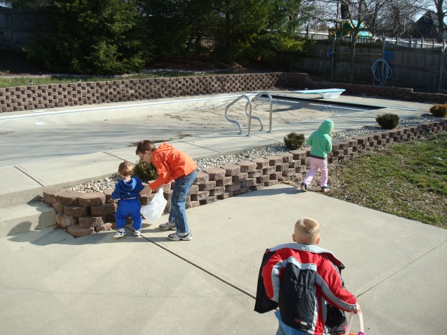 Timmy was a big helper!
