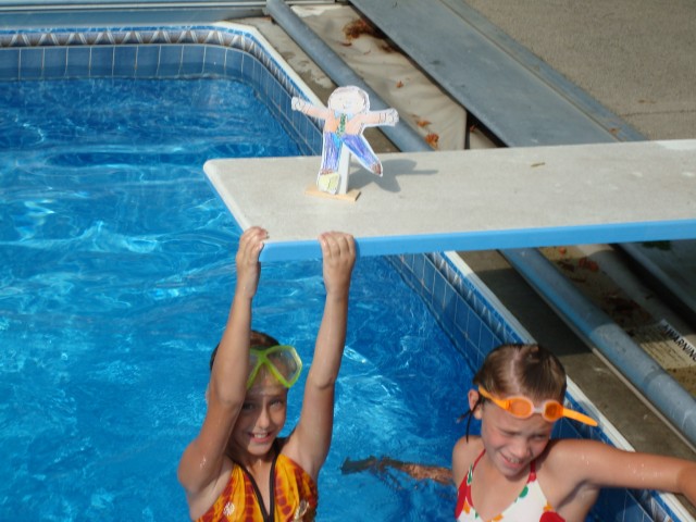 ... and swam!