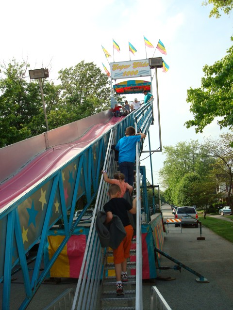 It's a long way up!
