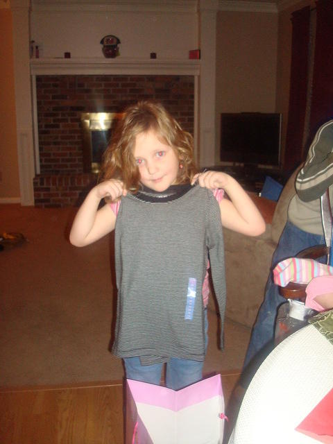 Abby might borrow Mary's new shirt :)