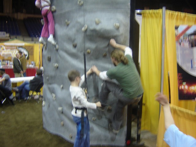Shaggy is showing Timmy how to do it...
