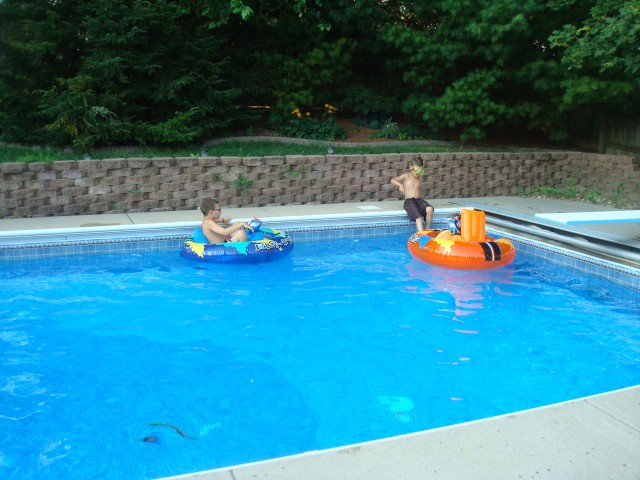 Getting into the boats can be tricky :)
