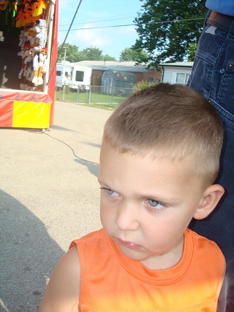 Isaiah is having a hard time containing his excitement!