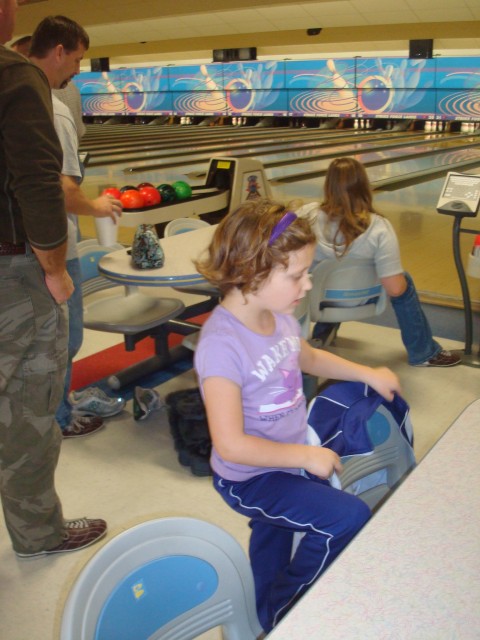 Team bowling is mostly a waiting game.