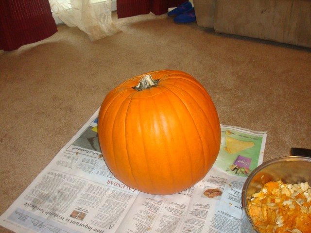 You'll never guess where I got pumpkins at the last minute :P