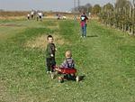 I think Timmy was getting tired of pulling Elijah :)
