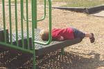 I was really tired after a long day at the park.