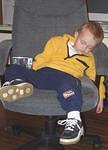 Elijah fell asleep before he was able to play his game :)