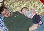 Daddy and Mary were just chill'n on the couch :)