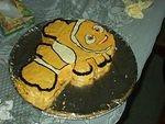 The eyes on the cake are a little off \
